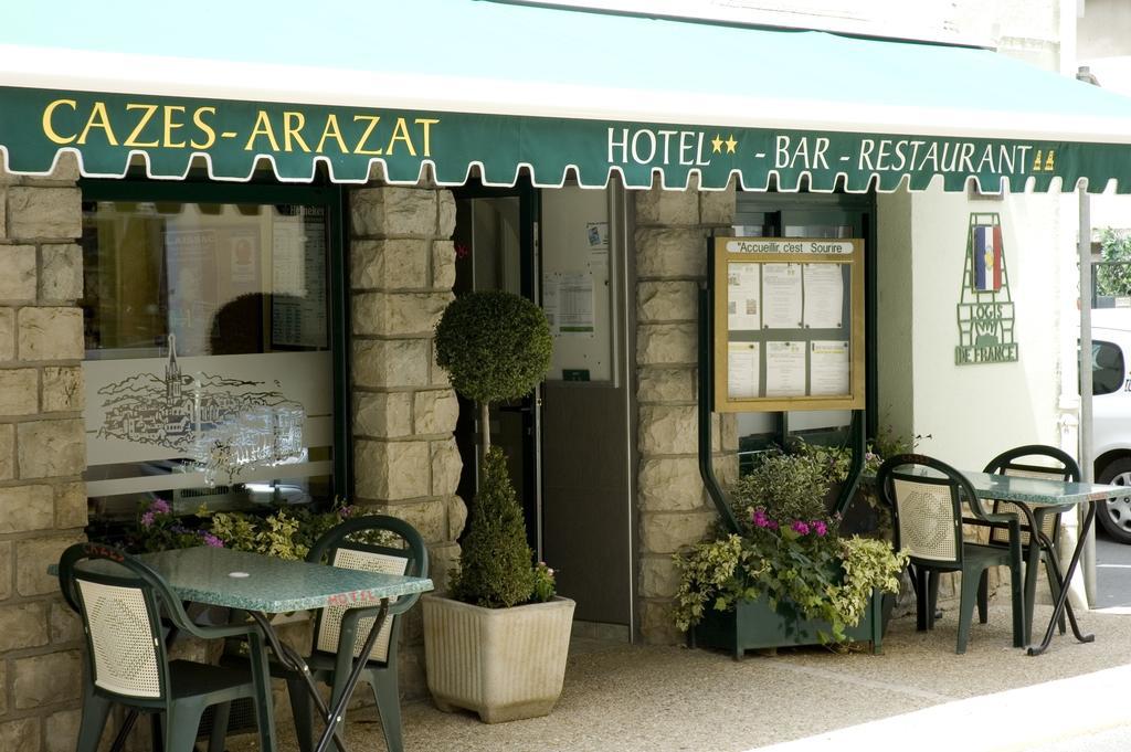 Logis Hotel Restaurant Cazes Arazat Laissac Dış mekan fotoğraf